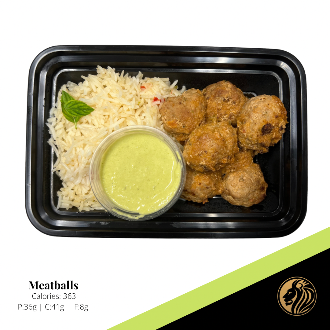 Meatballs & Rice