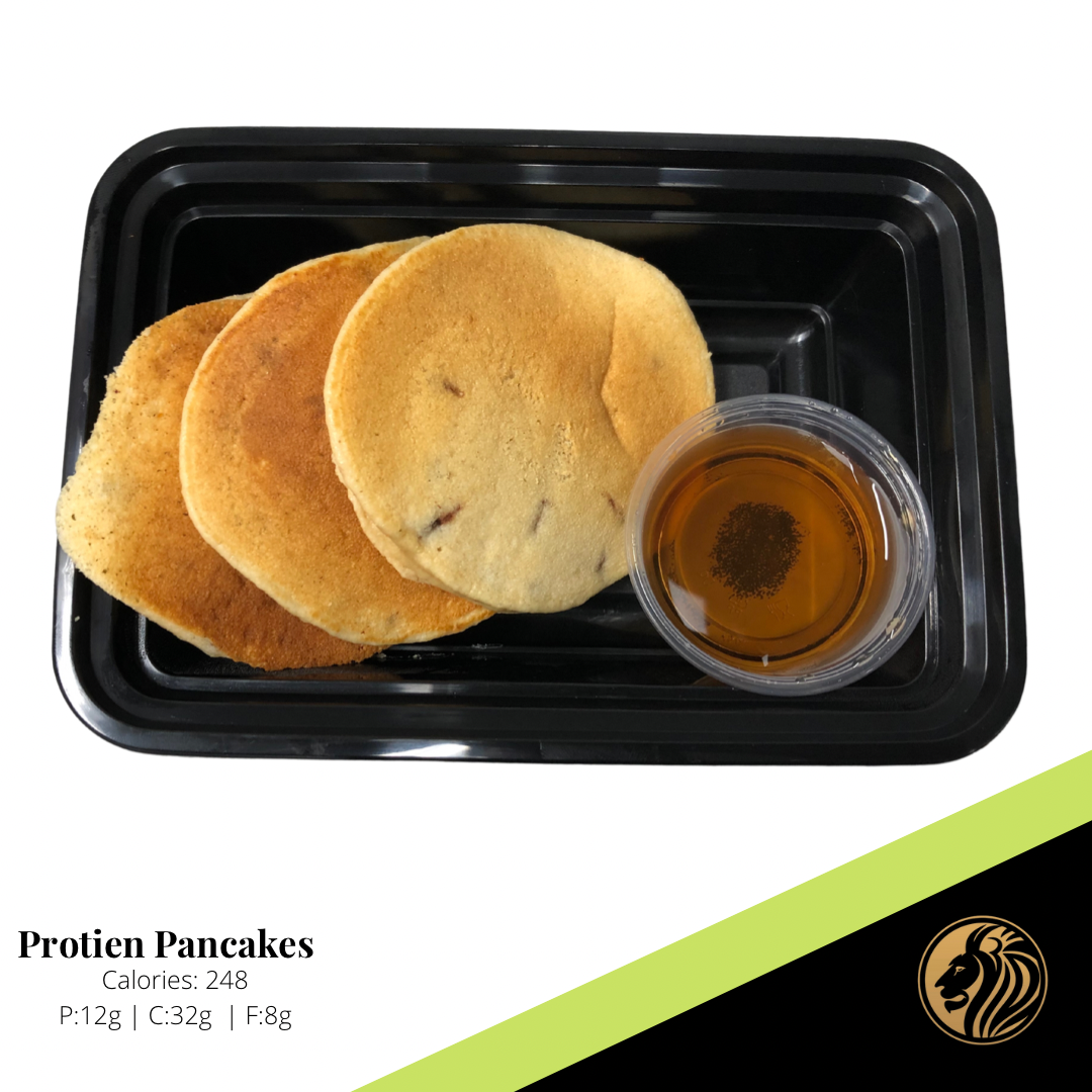 Chocolate Chip Protein Pancakes