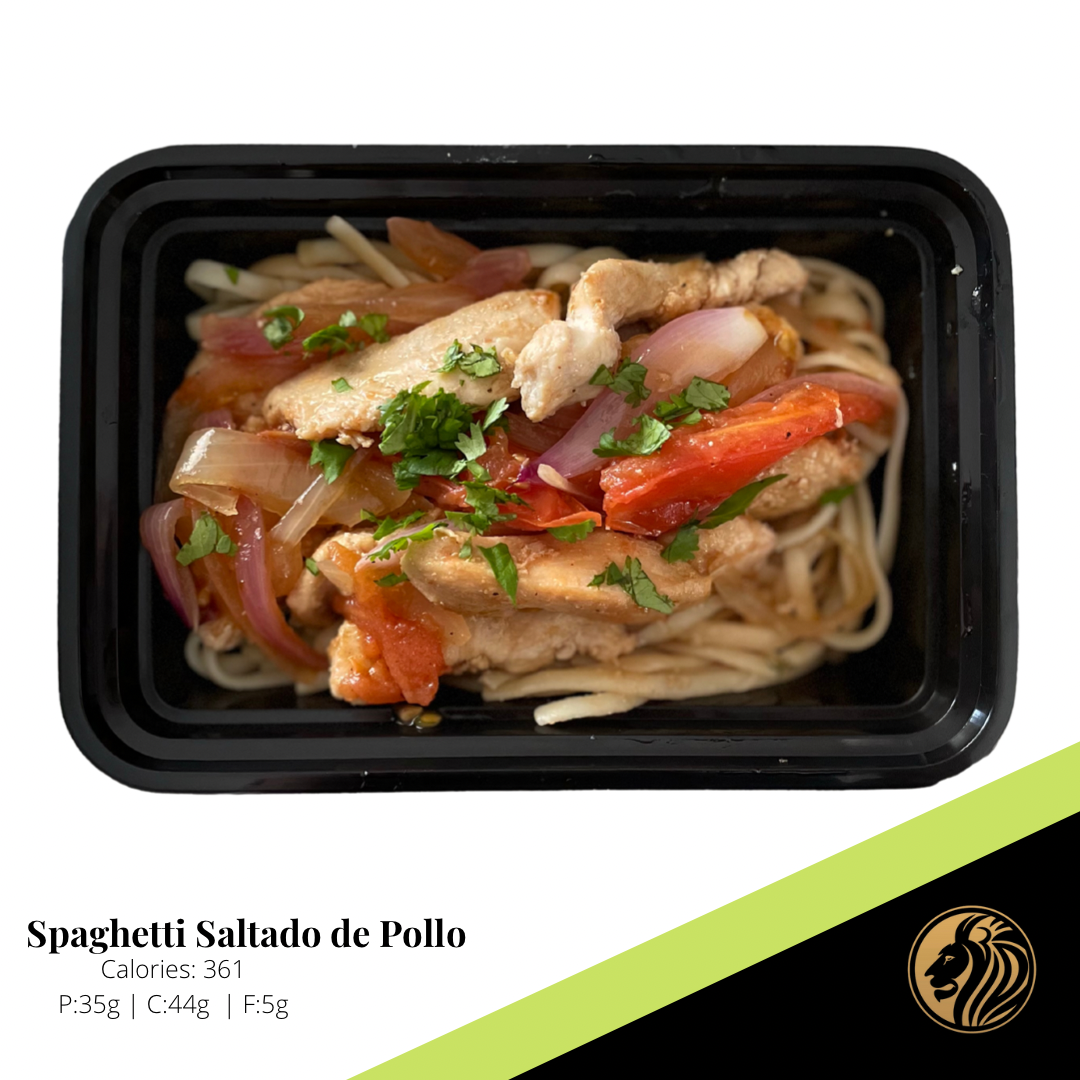 Spaghetti Saltado de Pollo