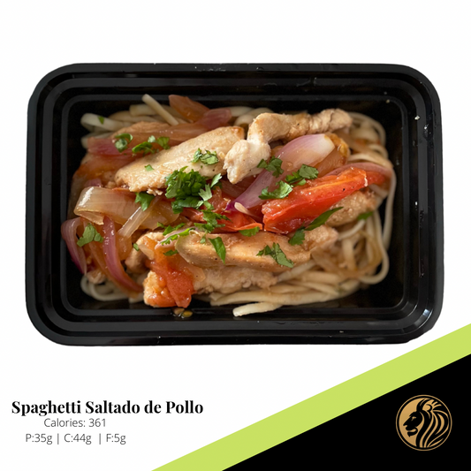 Spaghetti Saltado de Pollo